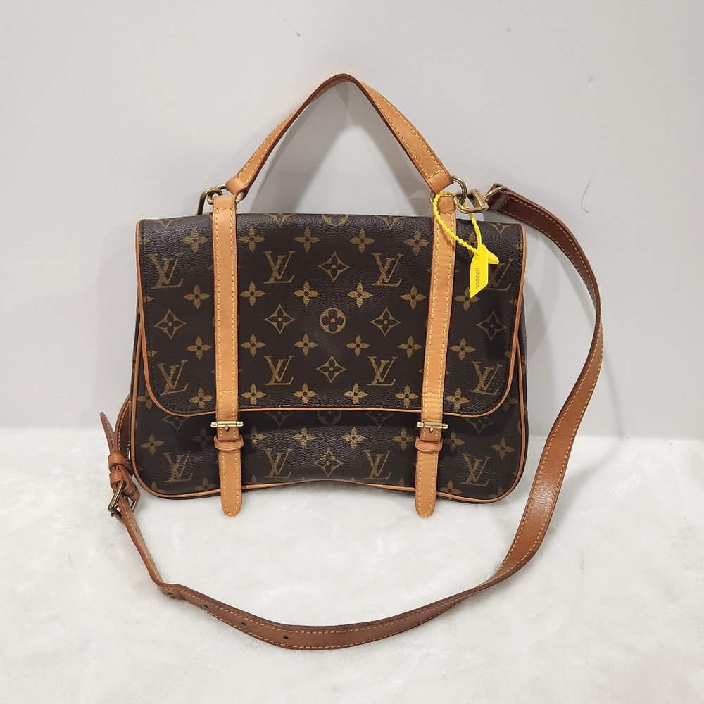 Louis Vuitton 2005 Vintage Brown Monogram Marelle Sac A Dos 3 Way Bag Purse